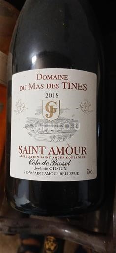 Beaujolais Saint-Amour Domaine Mas des Tines Côte de Besset 2018