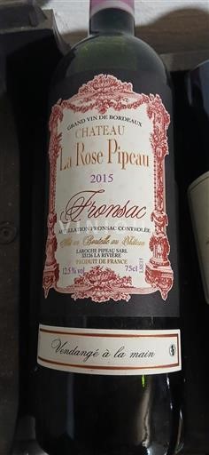 Bordeaux Fronsac Château La Rose Pipeau 2015