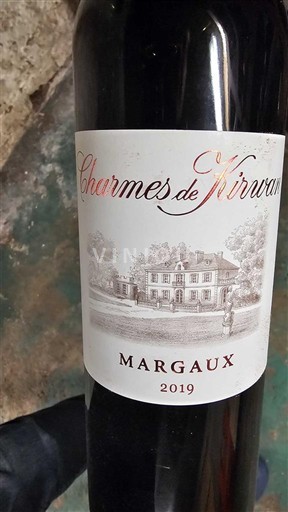 Bordeaux Margaux Grand Cru Château Kirwan Charmes de Kirwan 2019