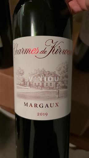 Bordeaux Margaux Grand Cru Château Kirwan Charmes de Kirwan 2019