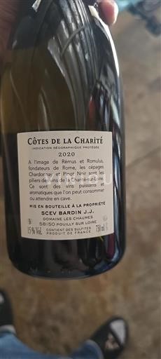 Loiretal Côtes de la Charité Domaine Les Chaumes 2020