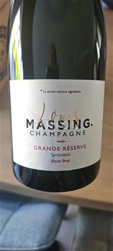 Champaña Champán Louis Massing Grande Réserve Sin añada