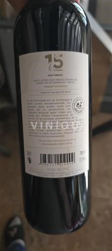 Burdeos Haut-Médoc Château Larose Trintaudon 15 d'Arnauld 2015