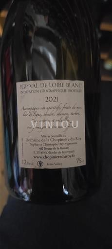 Dolina Loare Domaine La Chopinière du Roy 2021