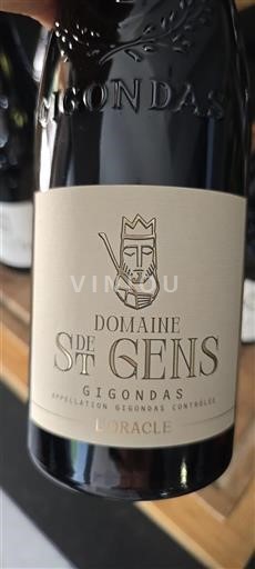Rhône-dalen Gigondas Domaine Saint Gens L'Oracle Ikke årgangsbestemt