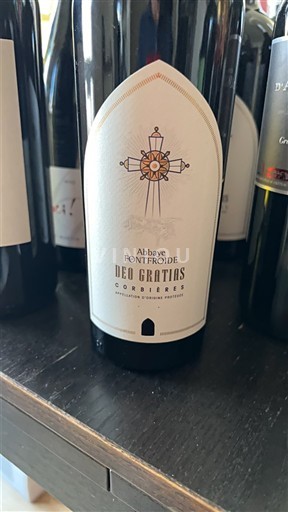 Languedoc Corbières Abbaye de Fontfroide Deo Gratias Icke årgångsbetecknad