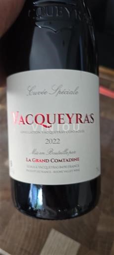 Rhônetal Vacqueyras La Grand Comtadine Spéciale 2022