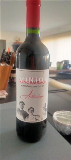 Burdeos Montagne-Saint-Émilion Château Franc Baudron Authentique 2020