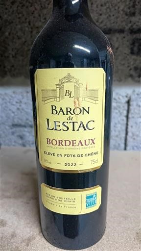 Bordeaux Baron de Lestac 2022