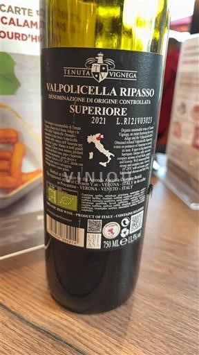 Venetien Valpolicella Ripasso Tenuta Vignega 2021