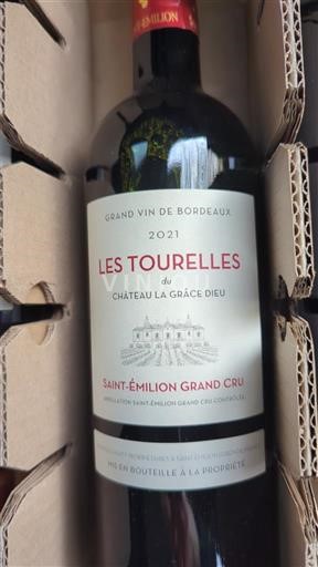 Bordeaux Saint-Émilion Grand Cru Grand Cru Château La Grâce Dieu Les Tourelles 2021