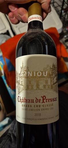 Bordeaux Saint-Émilion Grand Cru Grand Cru Château Pressac 2018