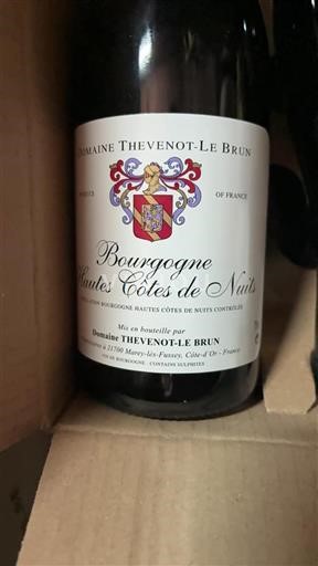 Burgund Hautes Côtes de Nuits Domaine Thevenot-Le Brun Ohne Jahrgang