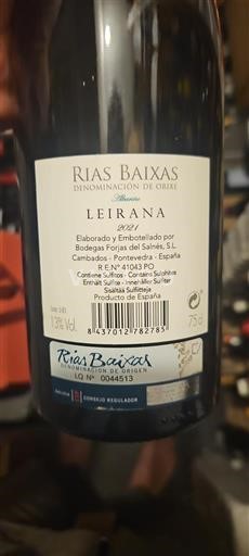 Galizia Rías Baixas Bodegas Forjas del Salnés Leirana 2021