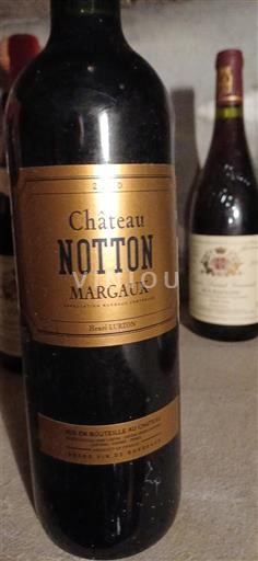Bordeaux Margaux Château Notton 2010