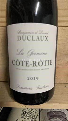 Rhônevallei Côte-rôtie Benjamin et David Duclaux La Germine 2019