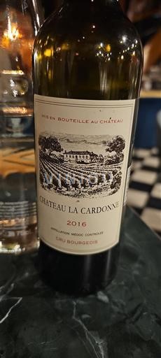 Bordeaux Médoc Cru Bourgeois Château La Cardonne 2016