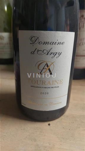 Loire-dalen Touraine Domaine Argy 2020