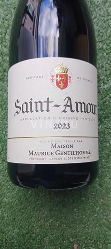 Beaujolais Saint-Amour Maison Maurice Gentilhomme Héritage 2023