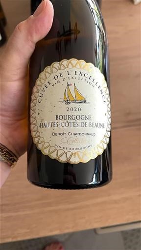 Burgundi Beaunen Ylämaat Benoît Charbonnaud de l'Excellence 2020