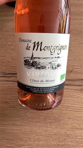 Östra regionerna Côte de Meuse Domaine Montrignon Gris Icke årgångsbetecknad