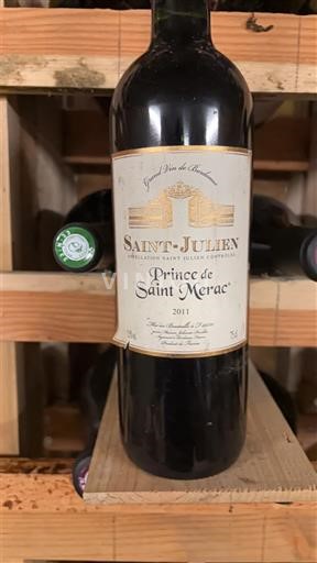 Bordéus Saint-Julien Prince De Saintmérac 2011