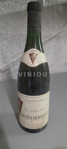 Rhône-dalen Crozes-Hermitage Cave de Tain l'Hermitage Les Nobles Rives 1994
