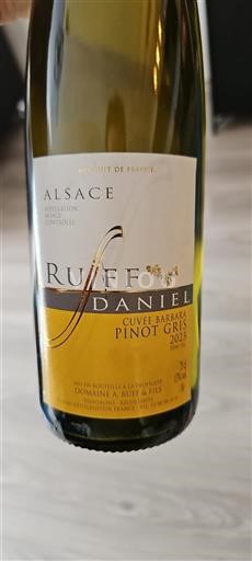 Alsace Grand Cru Domaine A. Ruff & Fils Barbara 2023