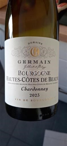 Bourgogne Hautes Côtes de Beaune Domaine Germain Chardonnay 2023