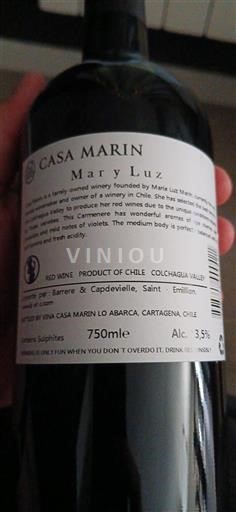 Colchagua Valley Niet gespecificeerd Casa Marin Mary y Luz Niet-geïntegreerd