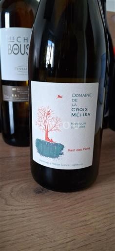 Dolina Loare Montlouis-sur-Loire Domaine La Croix Mélier Haut des Pions 2022