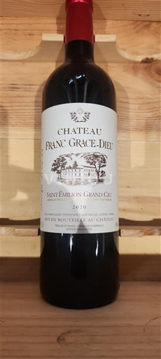 Burdeos Saint-Émilion Gran Cru Grand Cru Château Franc Grâce-Dieu 2020