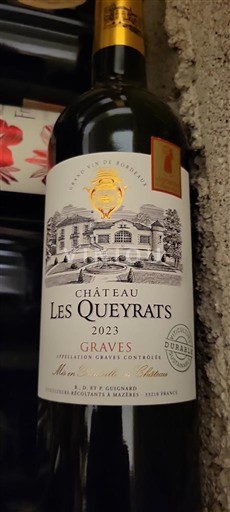 Bordeaux Graves Château Les Queyrats 2023