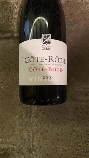 Vallée du Rhône Côte-rôtie Jean Michel Gerin Côte-Bodin 2019