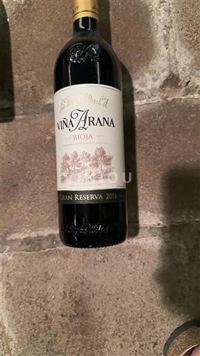 La Rioja Rioja La Rioja Alta S.A Viña Arana 2016