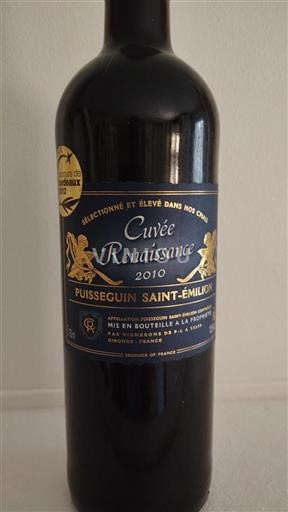 Bordeaux Puisseguin-saint-émilion Renaissance 2010