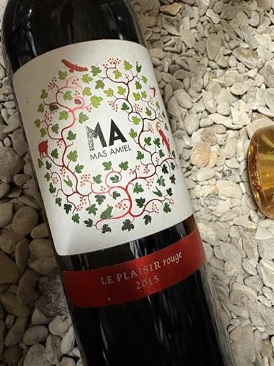 Roussillon Côtes-du-Roussillon Mas Amiel Le Plaisir 2015