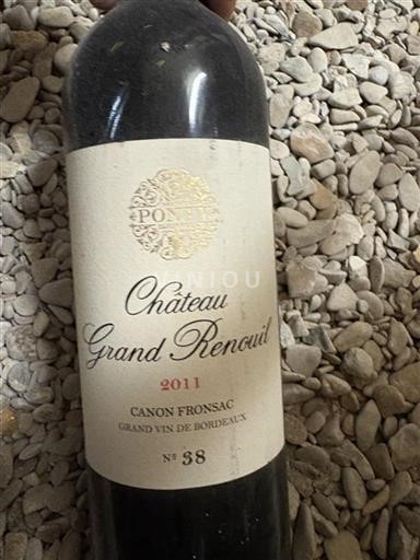 Burdeos Canon-Fronsac Château Grand Renouil 2011