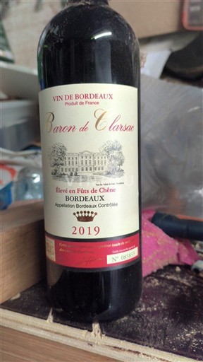 Bordeaux Baron de Clarsac 2019