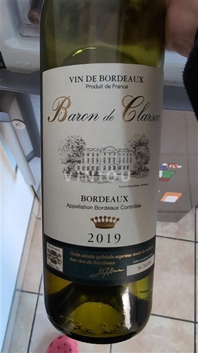 Bordeaux Baron de Clarsac 2019