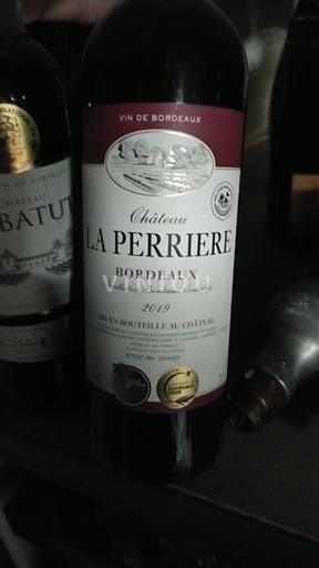 Bordeaux Château La Perriere 2019