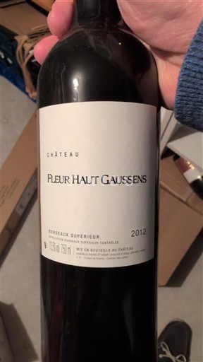 Bordeaux Bordeaux superior Château Fleur Haut Gaussens 2012