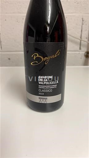 Veneto Amarone della Valpolicella Begali 2019