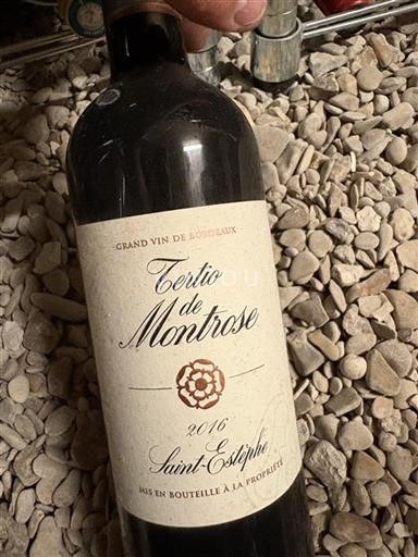 Bordeaux Saint-Estèphe Montrose Tertio de Montrose 2016