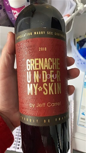 Roussillon Maury tørre Jeff Carrel Grenache Under My Skin 2018