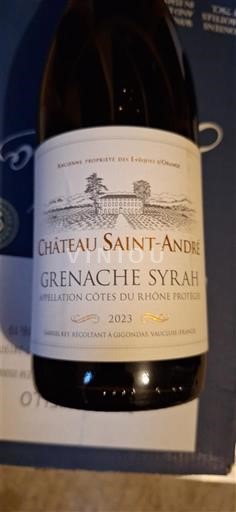 Rona dolina Côtes-du-Rhône Château Saint-André Grenache Syrah 2023