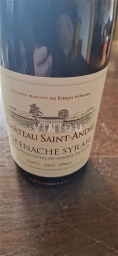 Valle del Ródano Côtes del Ródano Château Saint-André Grenache Syrah 2023
