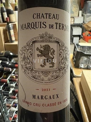 Burdeos Margaux Grand Cru Marquis de Terme 2021
