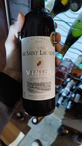 Bordeaux Baron de Saint Laurent 2013