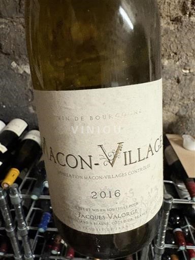 Borgoña Mâcon y Mâcon-villages Jacques Valorge 2016